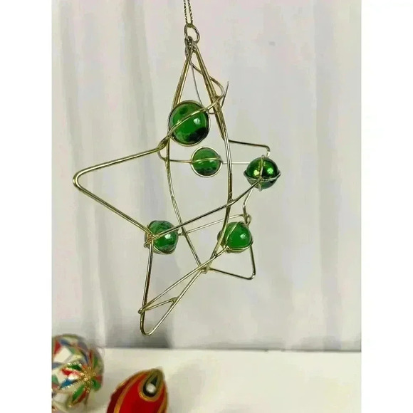 12X Christmas Ornaments Mercury Glass Toppers Poland Shiny Brite MCM VTG - Picture 15 of 16